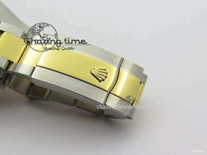 MiroTime 0415 Functional DateJust II 116333 SS YG 41mm EW Best Edition Gray Dial Roman Markers On SS Bracelet A 3823